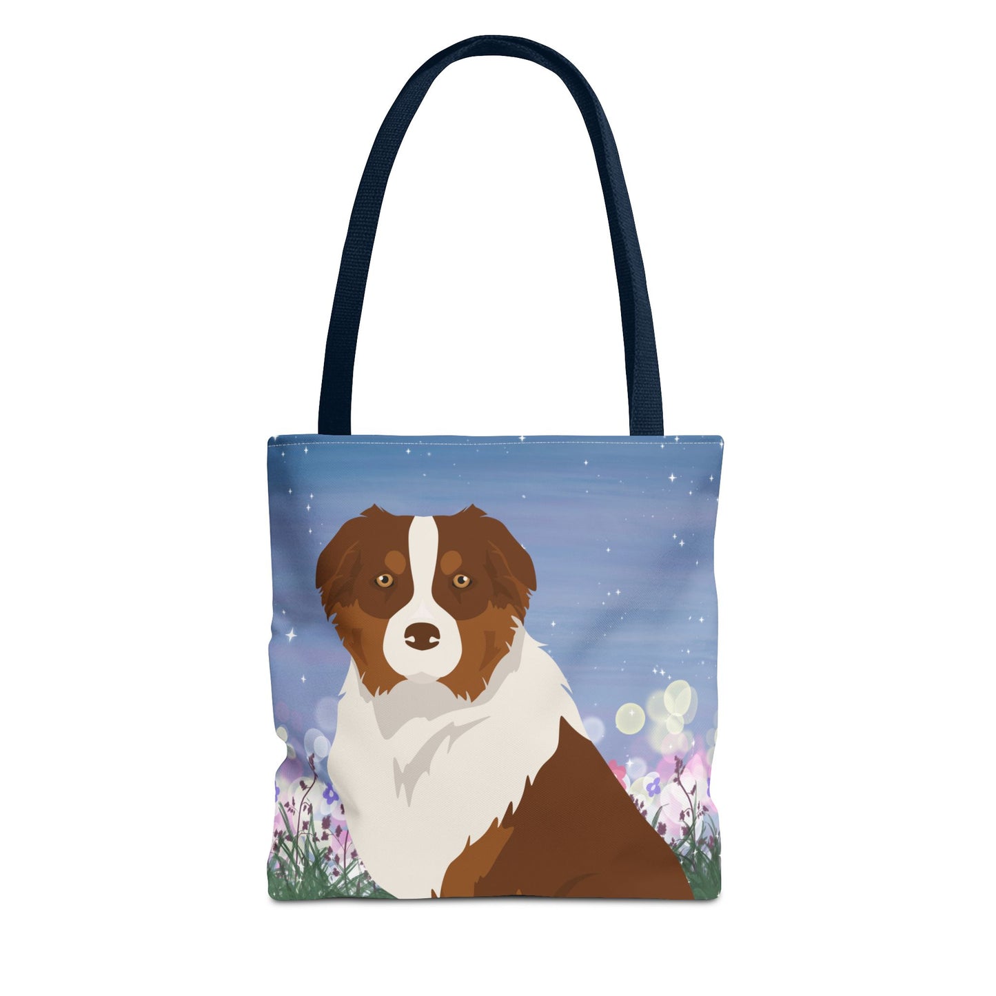 Australian Shepherd Dog Tote Bag 13x13