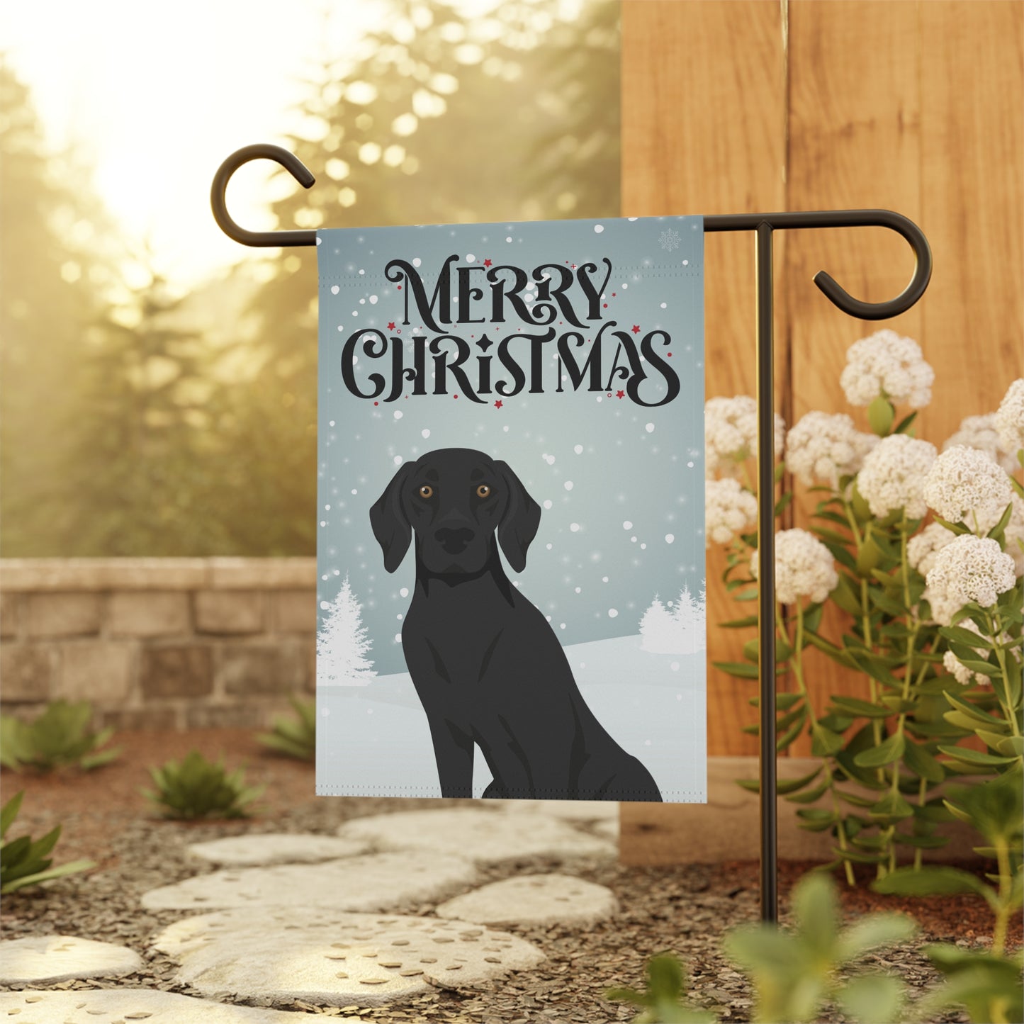 German Shorthaired Pointer Dog Garden Flag