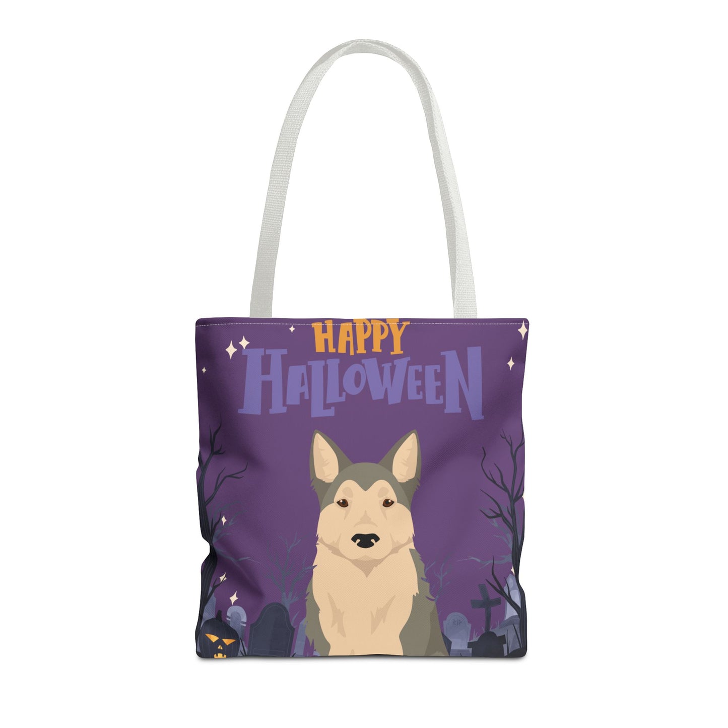 West Siberian Laika Dog Happy Halloween Tote Bag 16x16