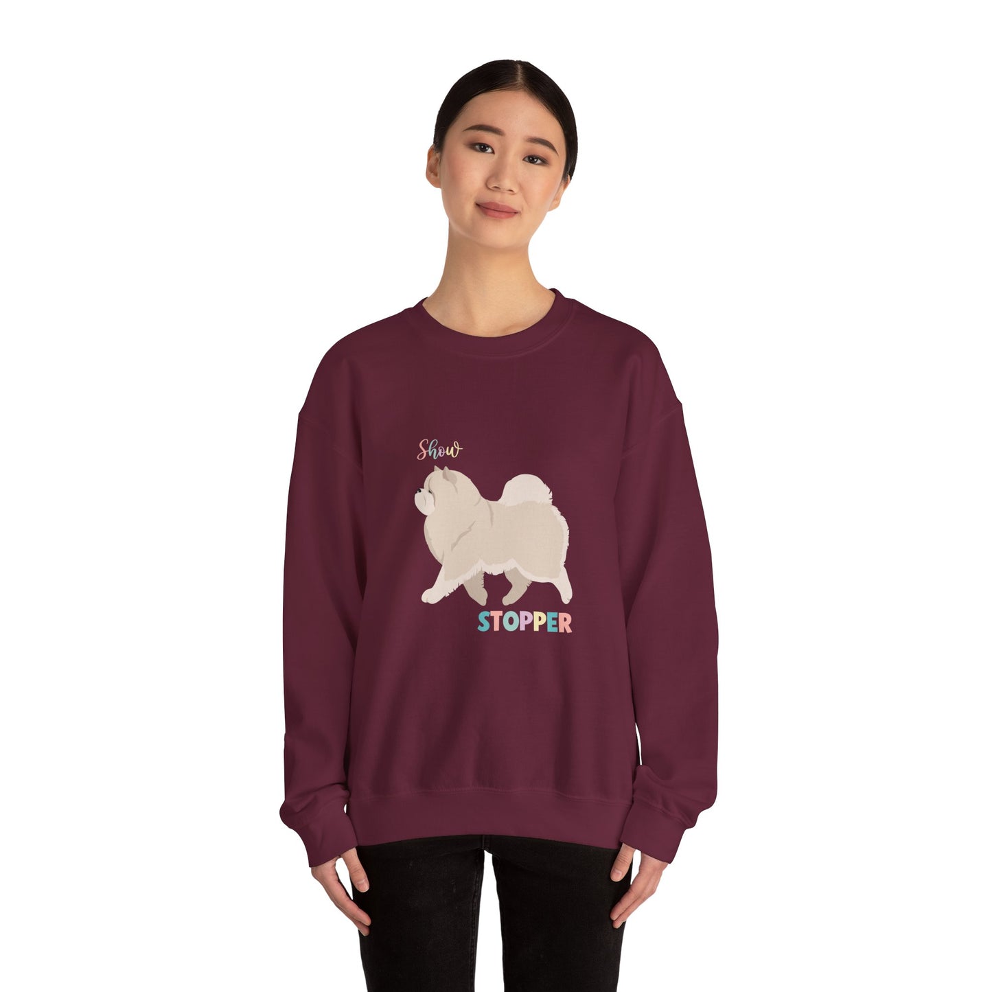 Chow Chow Dog Unisex Heavy Blend Crewneck Sweatshirt