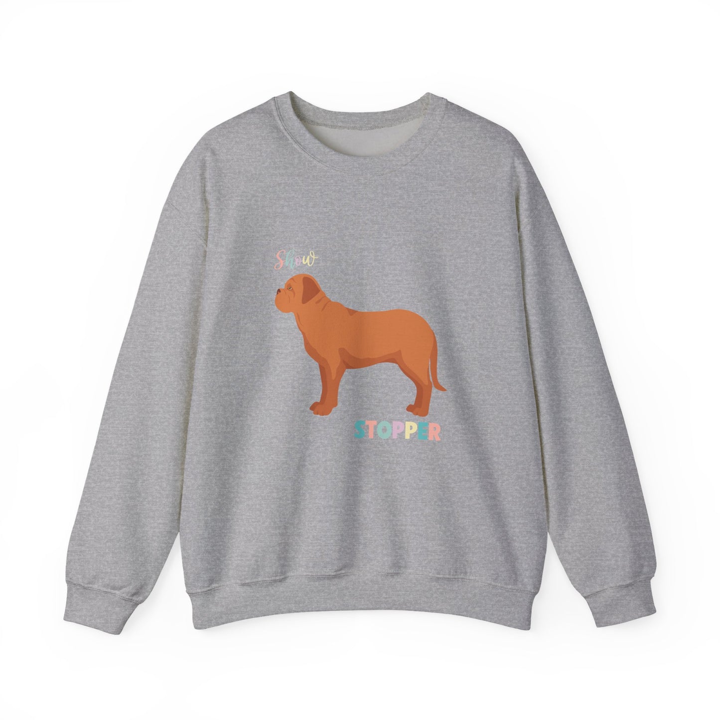 Dogue De Bordeaux Dog Unisex Heavy Blend Crewneck Sweatshirt