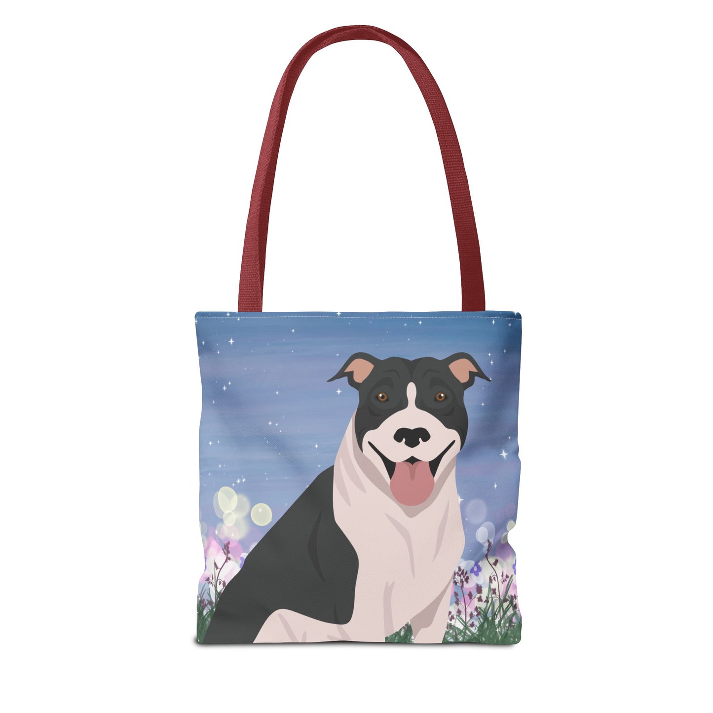 Pit Bull Dog Tote Bag 13x13
