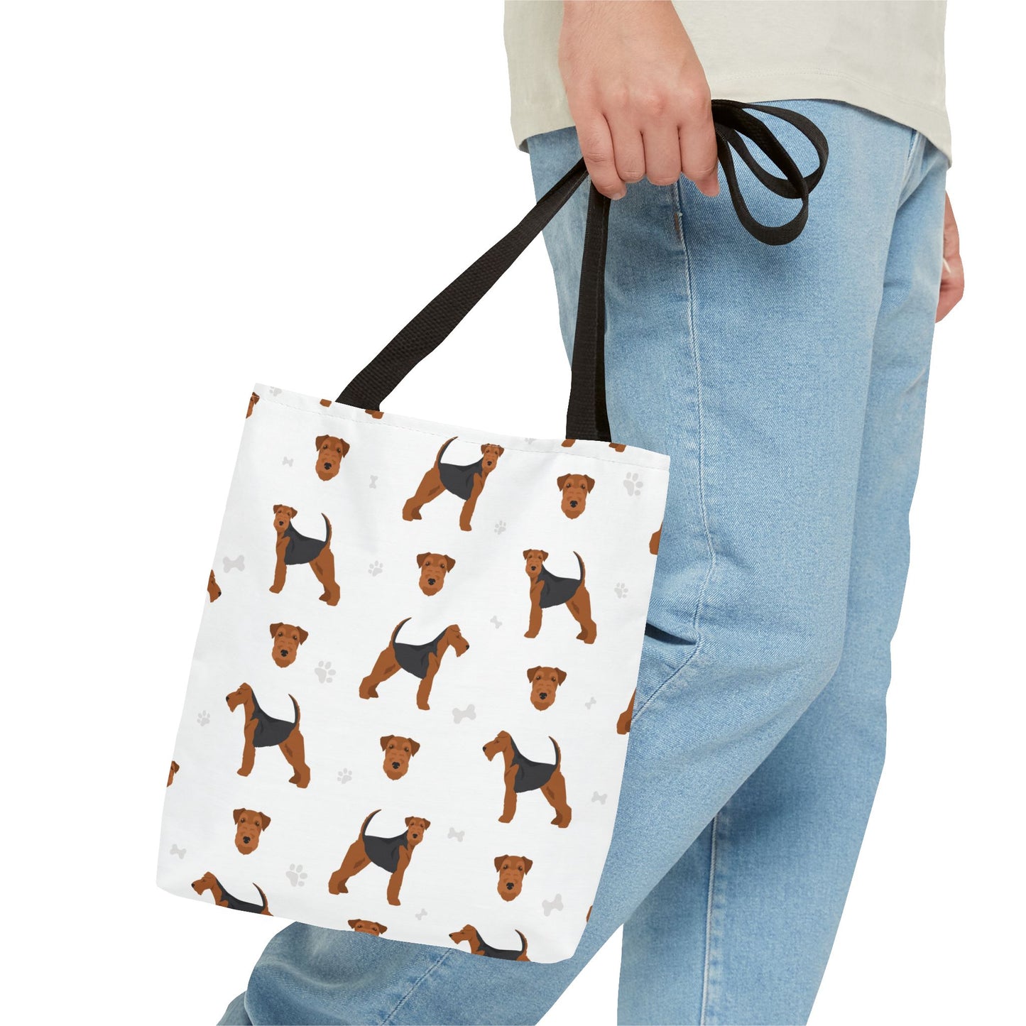 Welsh Terrier Dog Tote Bag, Welsh Terrier Dog Mom Gift