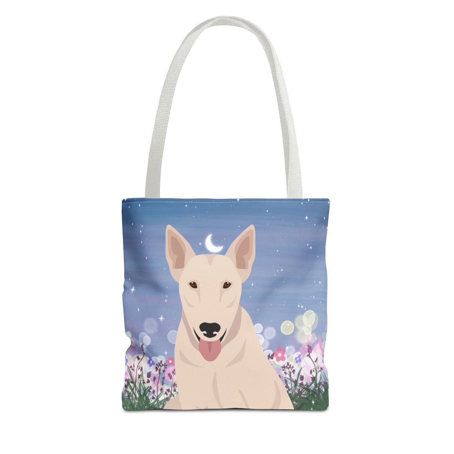 Bull Terrier Dog Tote Bag 13x13