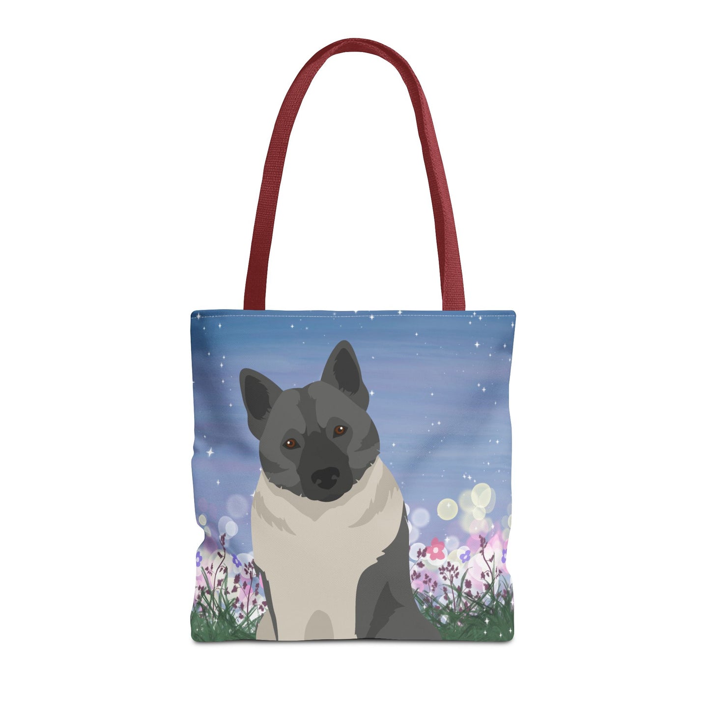 Norwegian Lundehund Dog Tote Bag 16x16