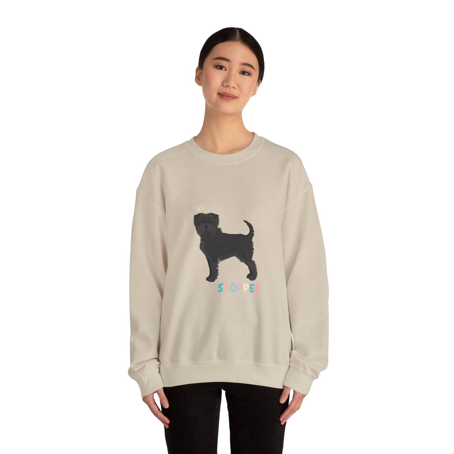 Affenpinscher Dog Unisex Heavy Blend Crewneck Sweatshirt
