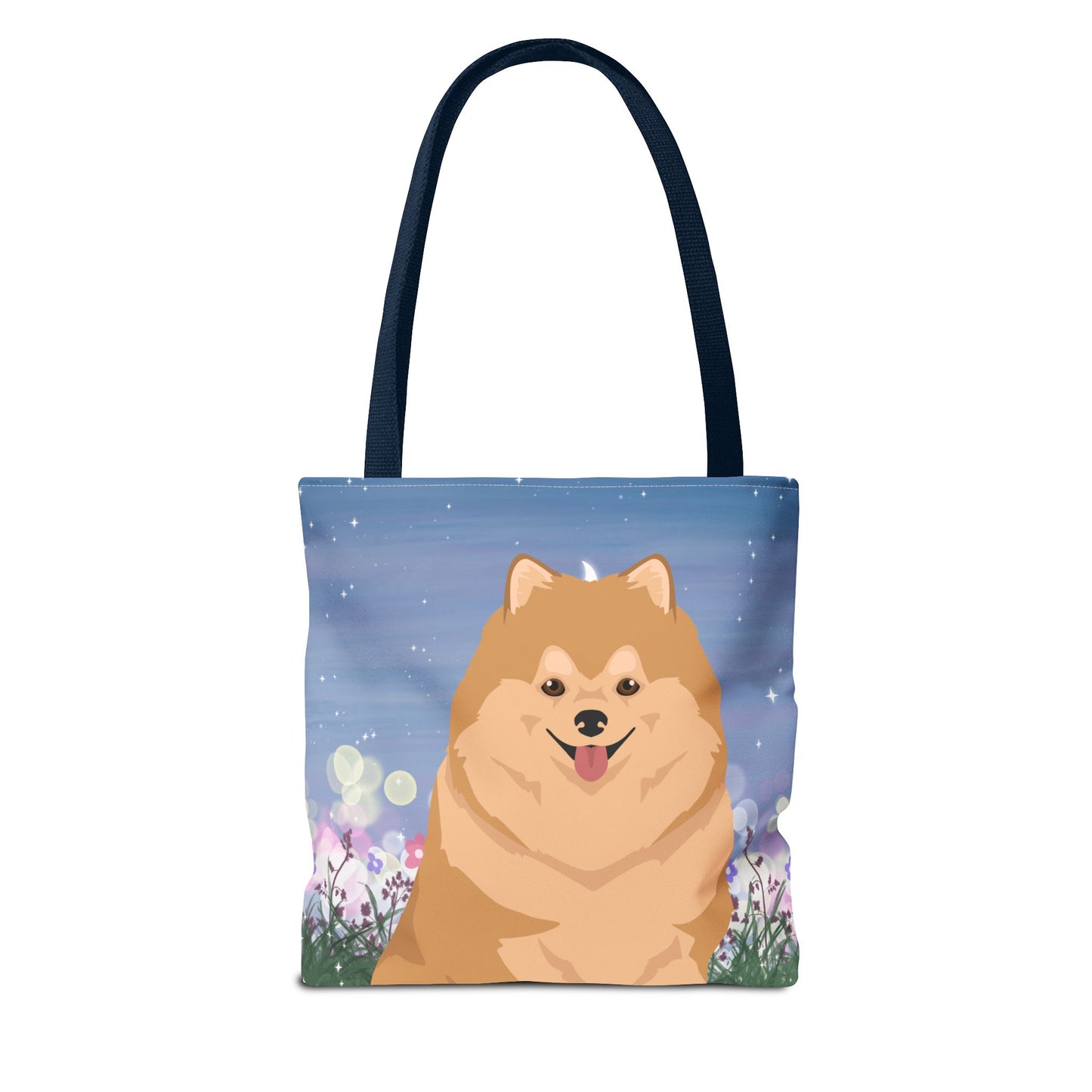 Pomeranian Dog Tote Bag 13x13