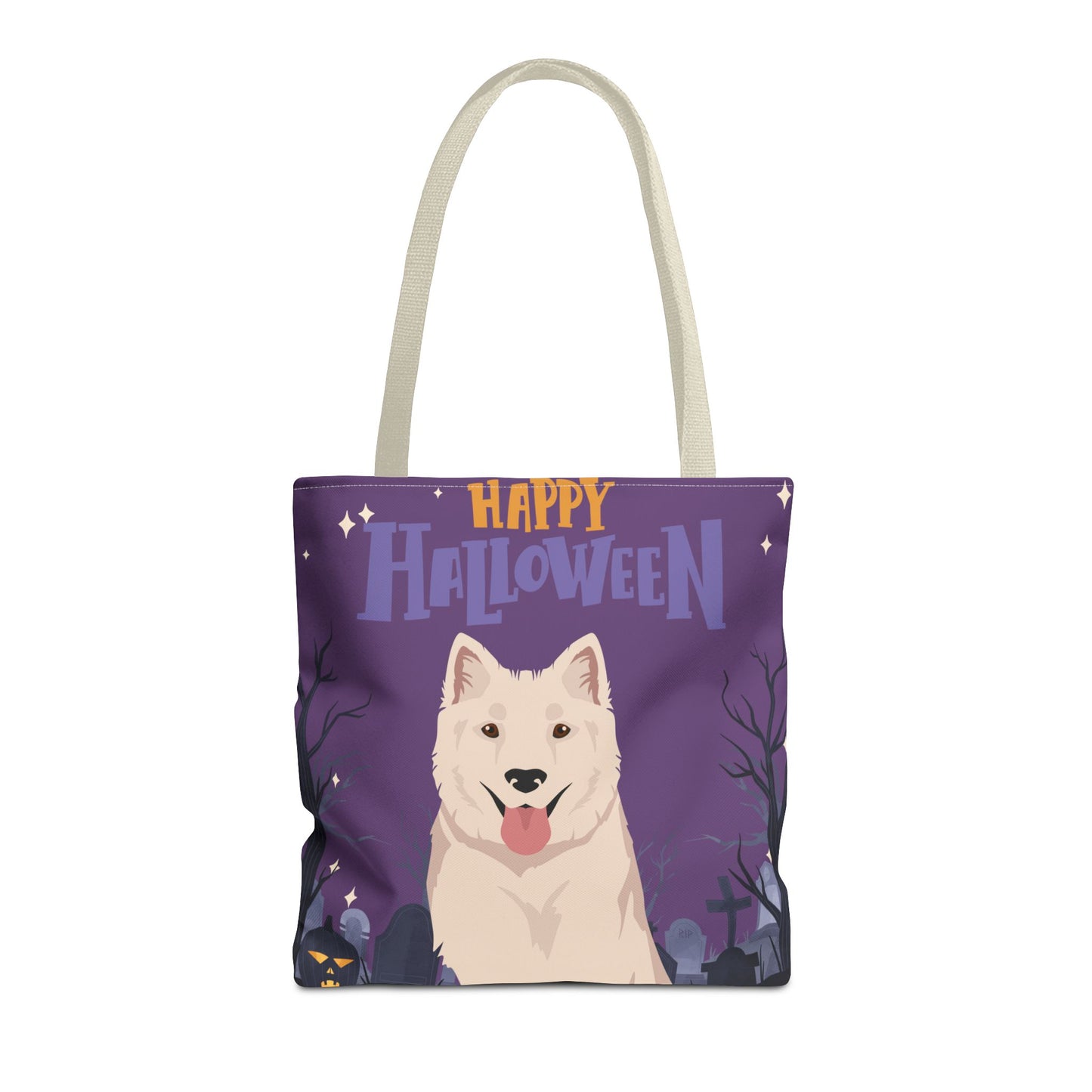 Kintamani Bali Dog Dog Happy Halloween Tote Bag 16x16