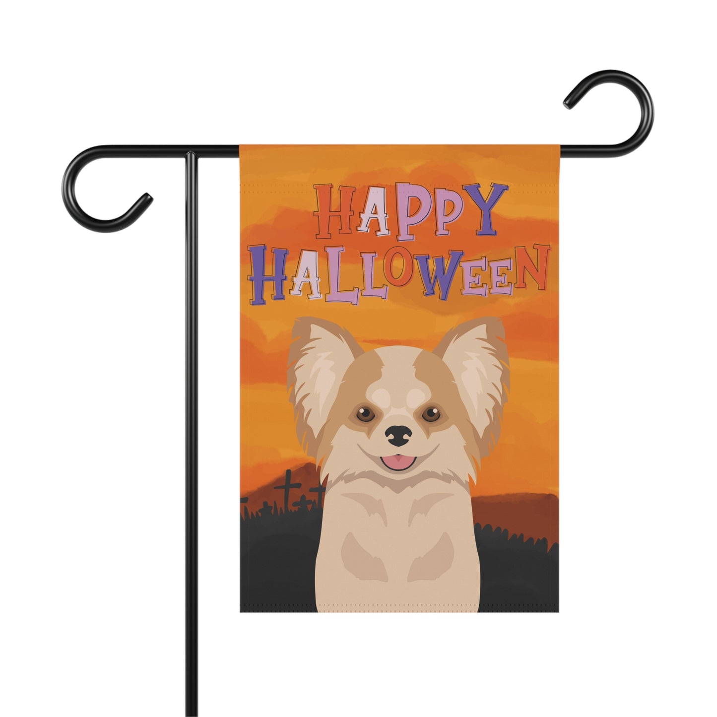 Chihuahua Dog Halloween Garden Flag