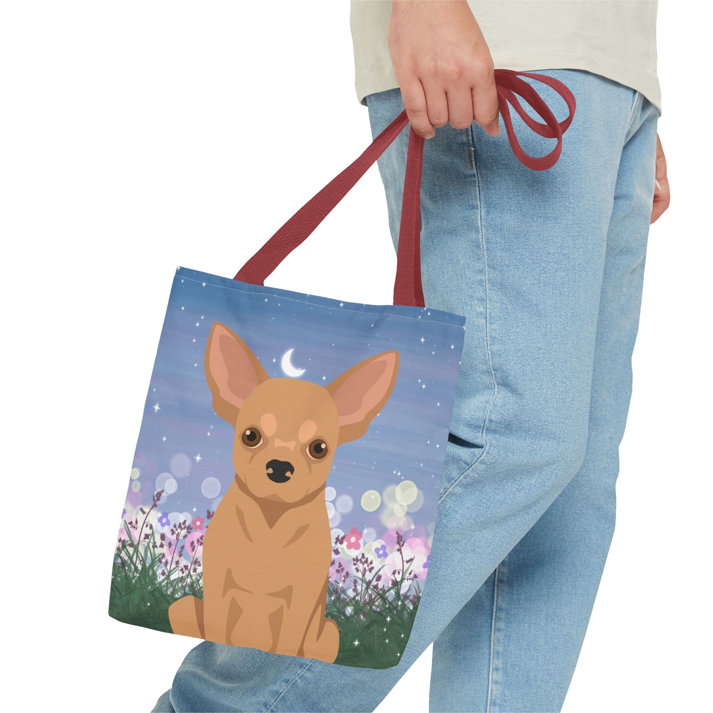 Chihuahua Dog Tote Bag 13x13