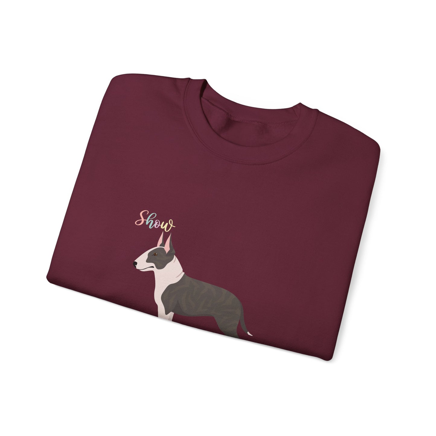 Bull Terrier Dog Unisex Heavy Blend Crewneck Sweatshirt