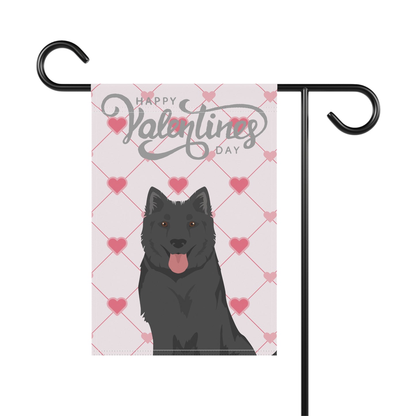 Kintamani Bali Dog Valentines Day Garden Flag