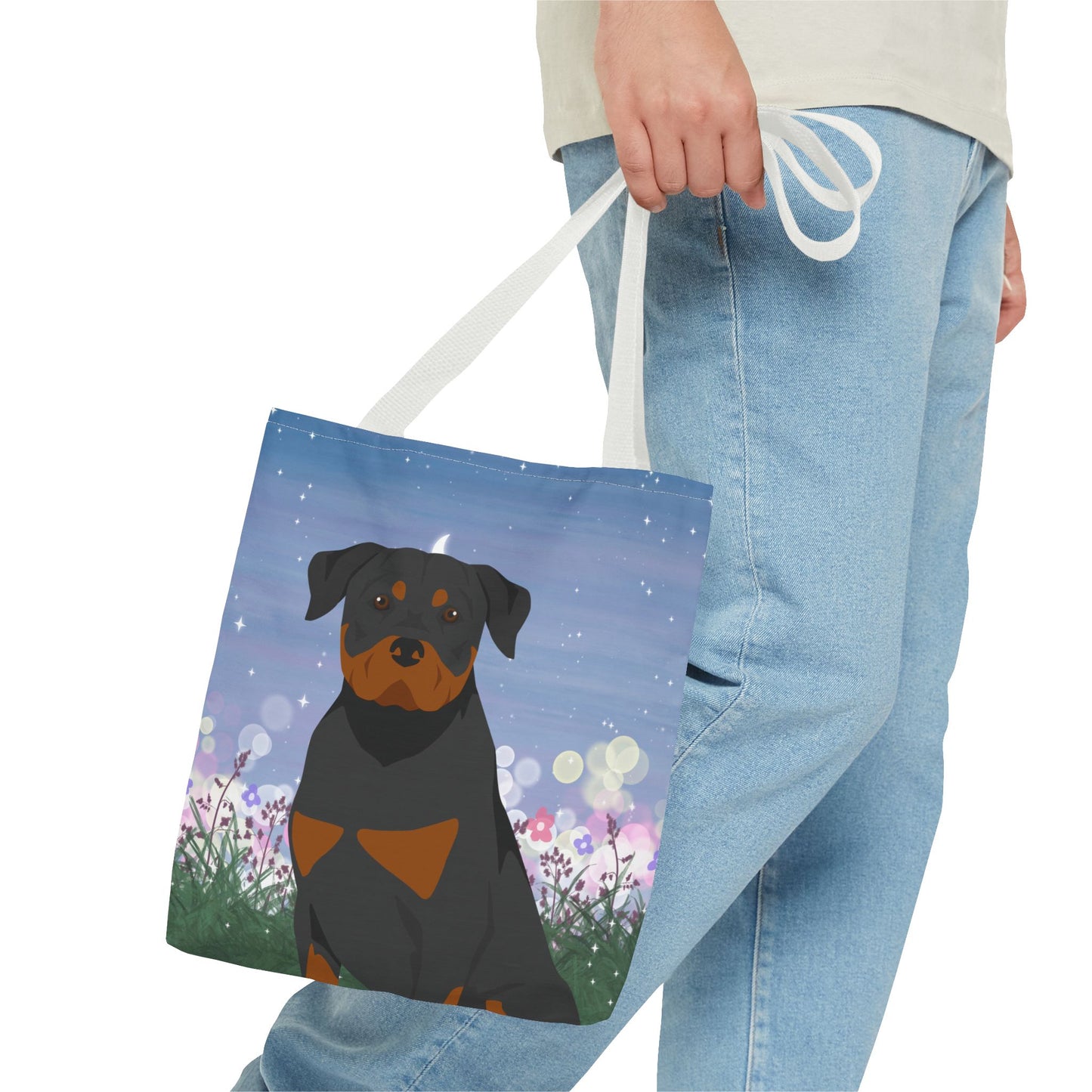 Rottweiler Dog Tote Bag 13x13