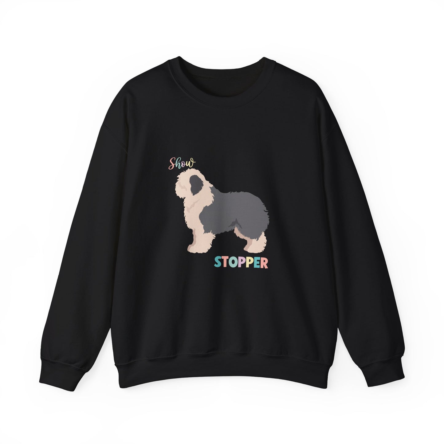 Old English Sheepdog Dog Unisex Heavy Blend Crewneck Sweatshirt