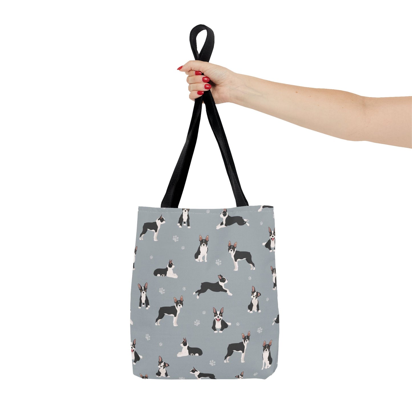 Boston Terrier Dog Tote Bag, Terrier Dog Mom Gift