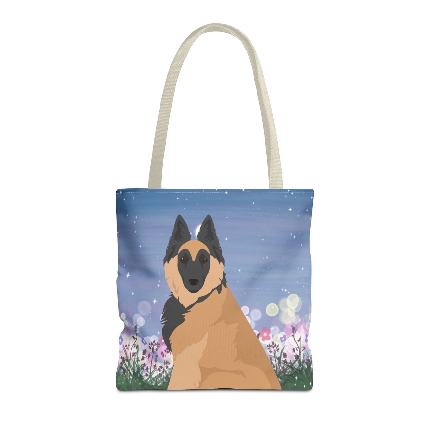 Belgian Tervuren Dog Tote Bag 16x16