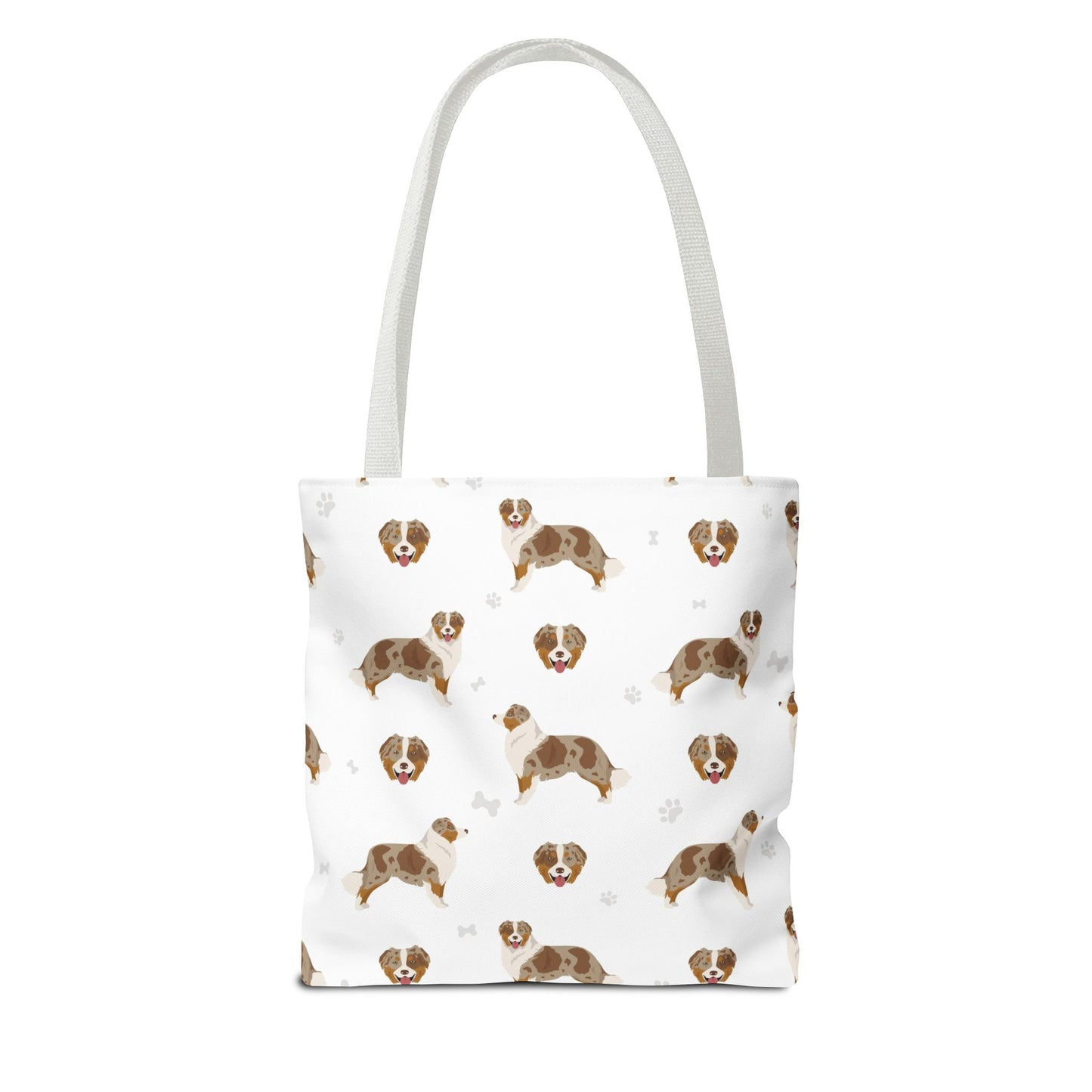 Australian Shepherd Dog Tote Bag, Aussie Dog Mom Lover Gift