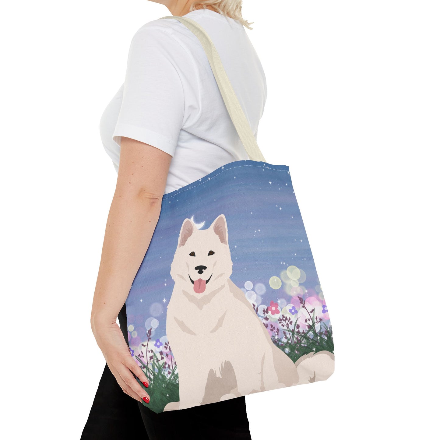 Alaskan Malamute Dog Tote Bag 16x16