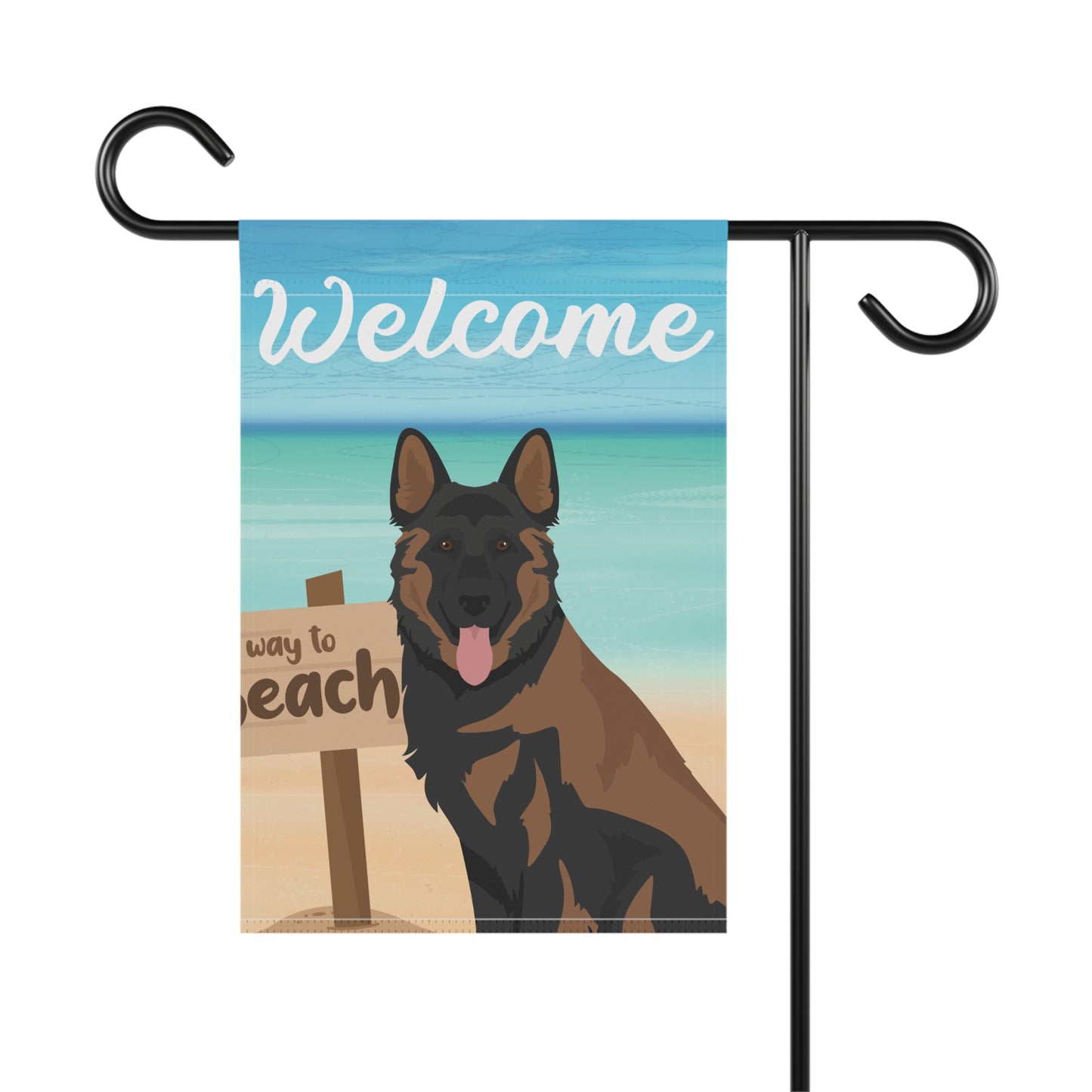 German Shepherd Dog Garden Flag
