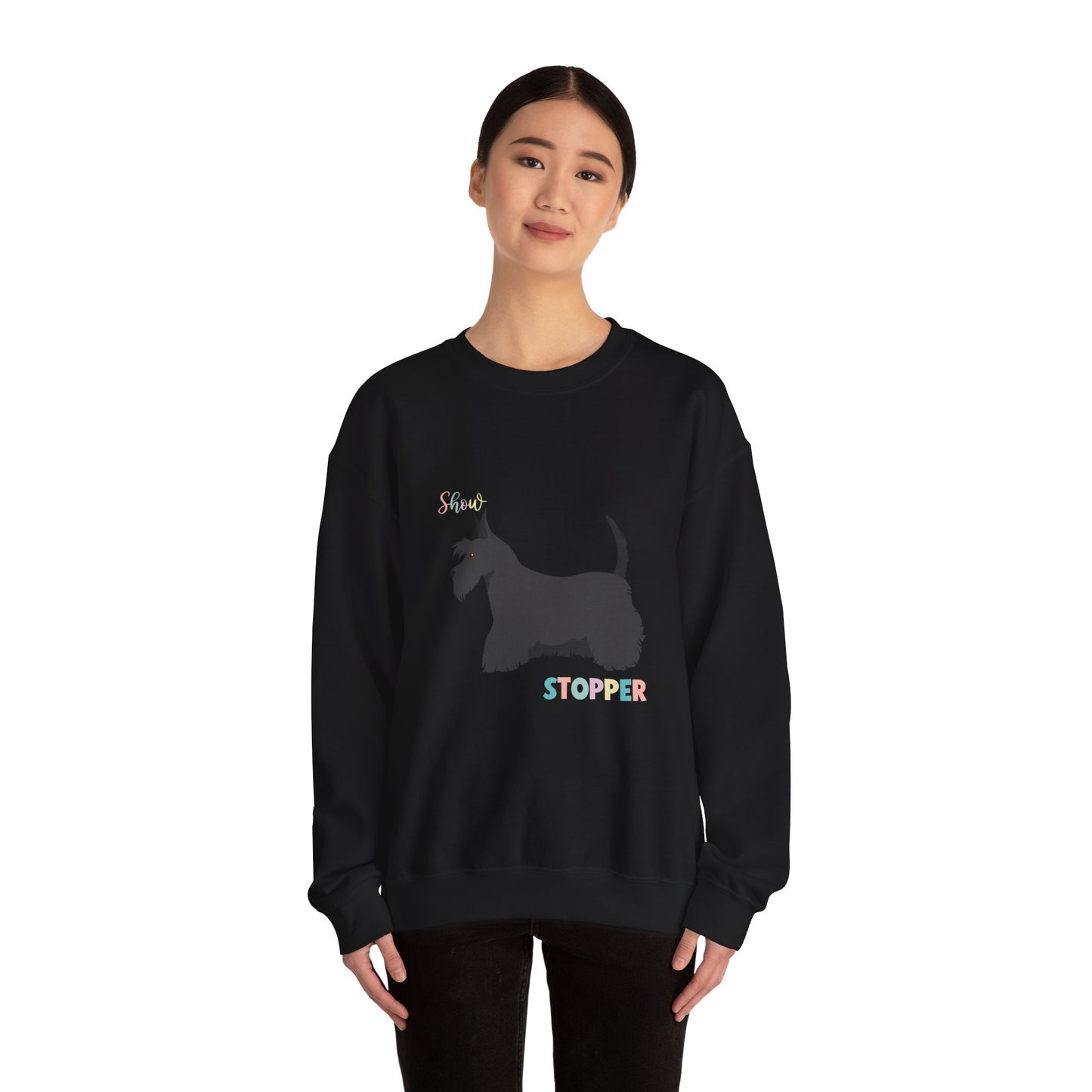 Scottish Terrier Dog Unisex Heavy Blend Crewneck Sweatshirt