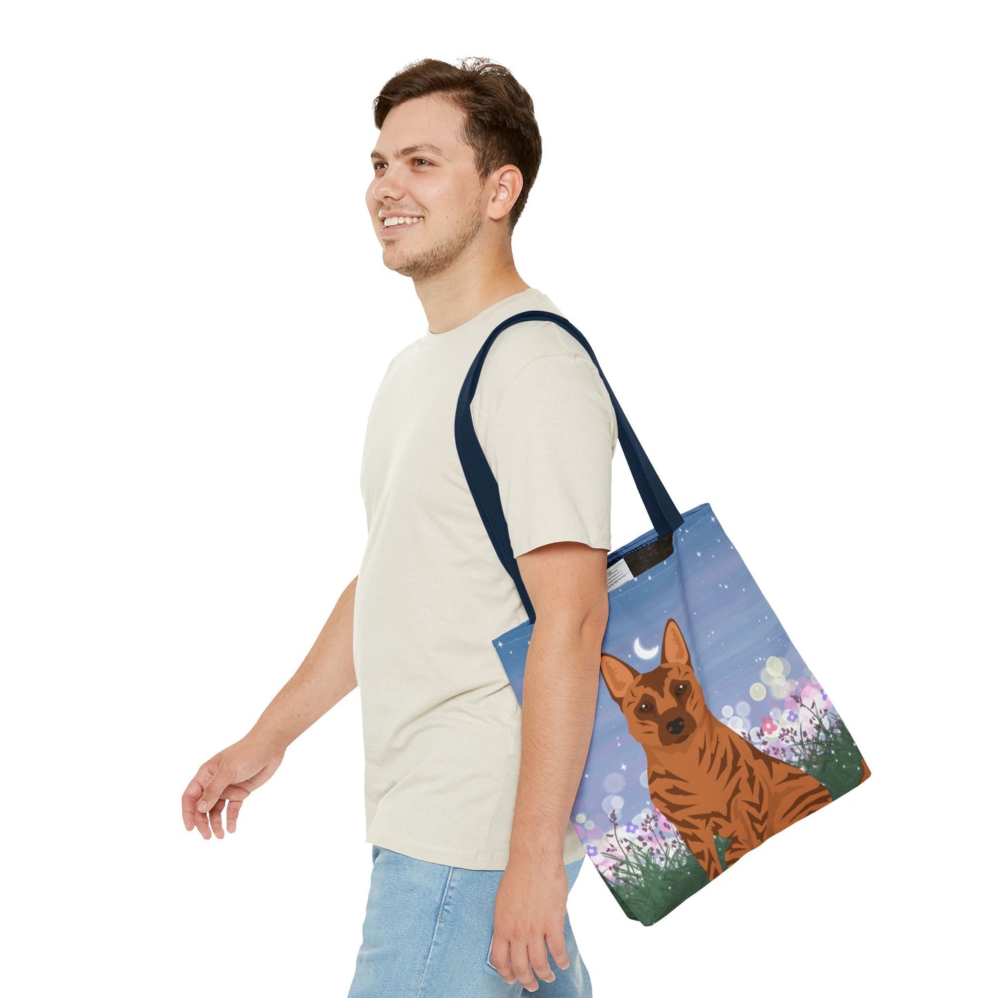 Kai Ken Dog Tote Bag 16x16