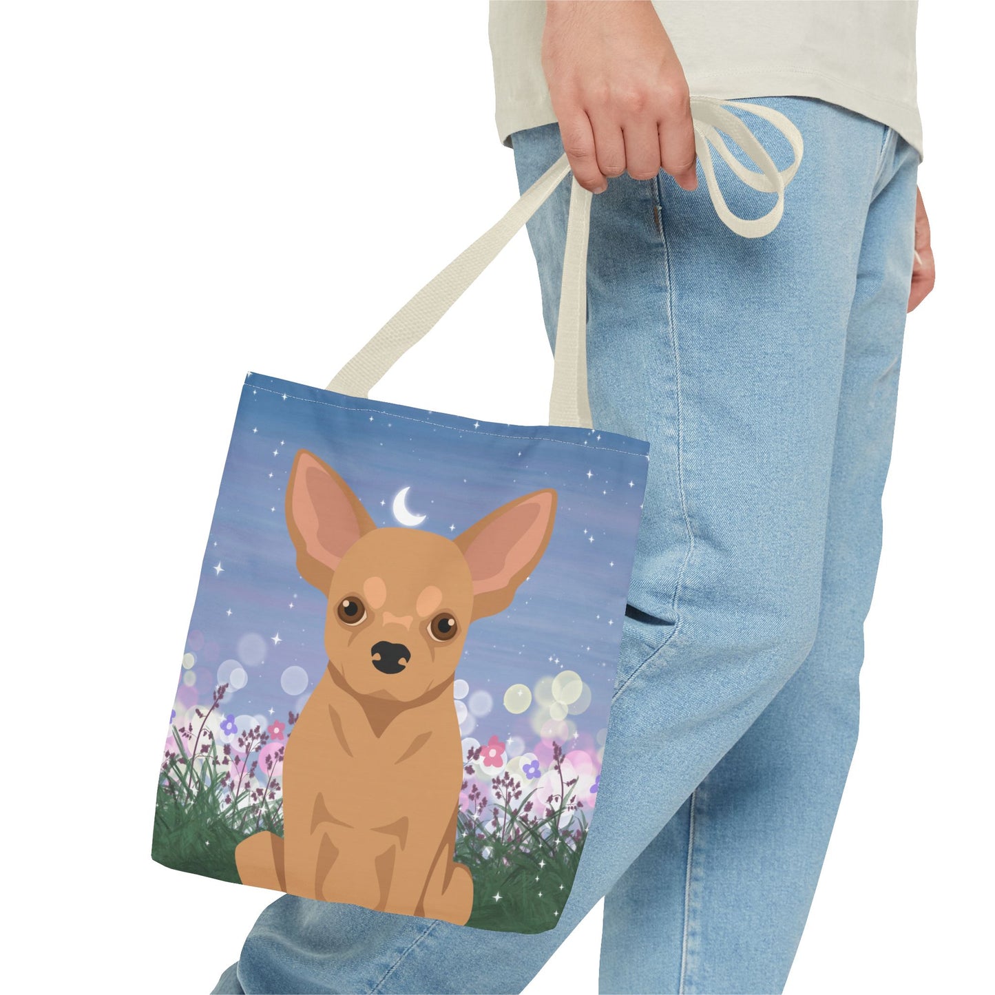 Chihuahua Dog Tote Bag 13x13