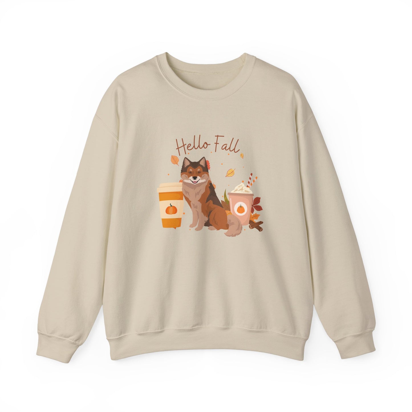 Nenets Herding Laika Dog Fall Halloween Unisex Heavy Blend Crewneck Sweatshirt