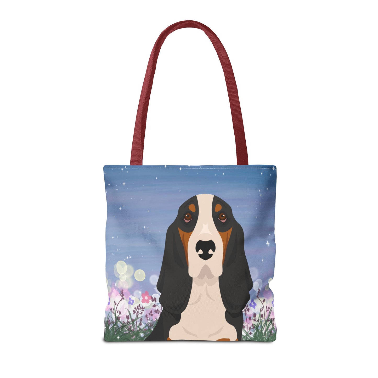Basset Hound Dog Tote Bag 16x16