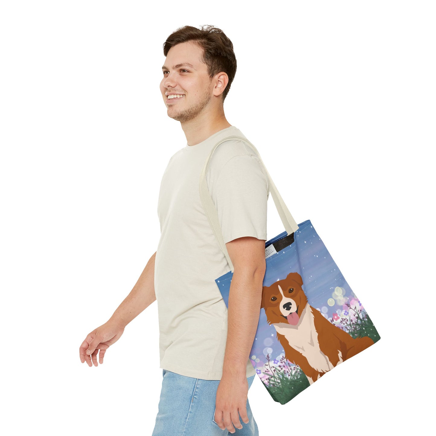 English Shepherd Dog Tote Bag 16x16