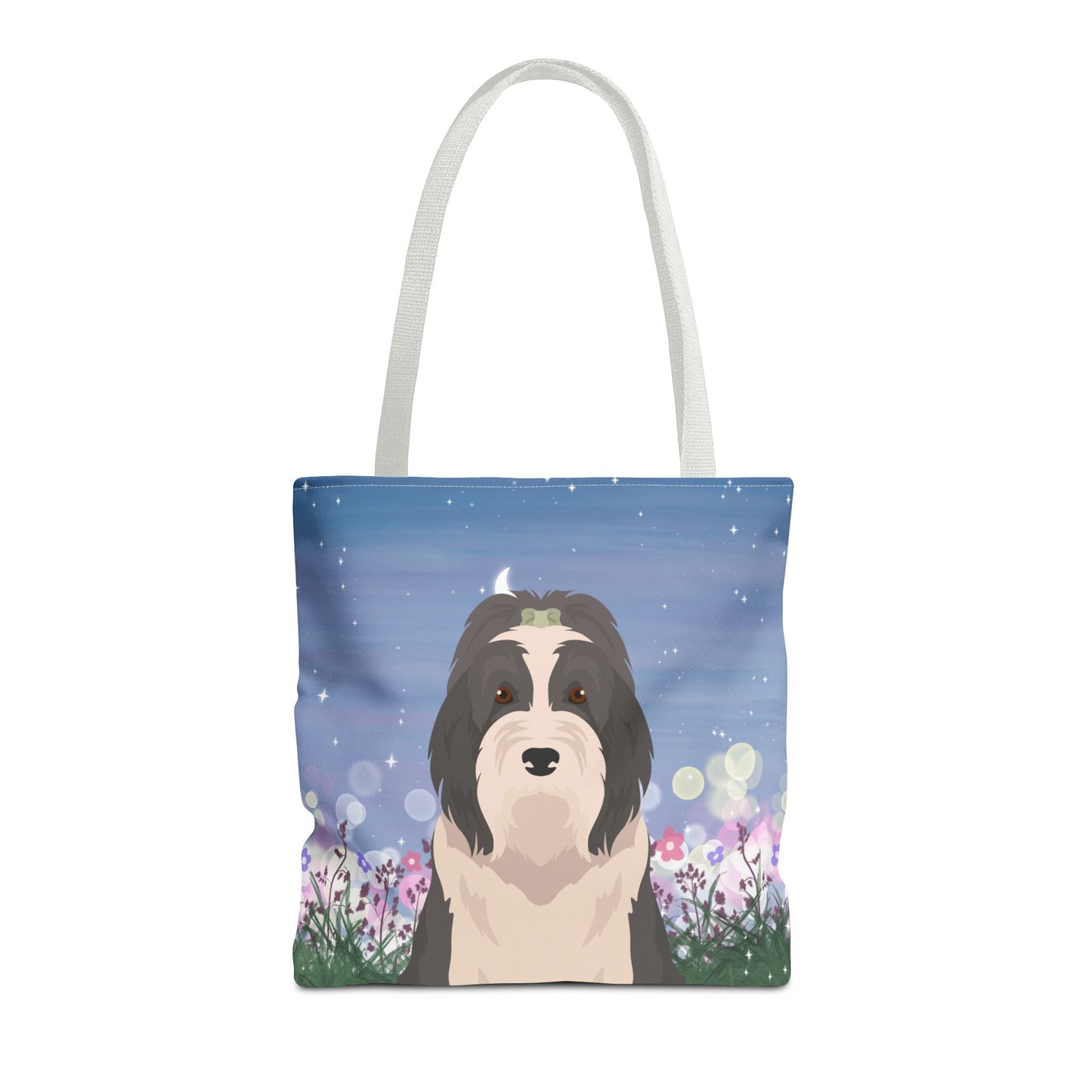 Bearded Collie Dog Tote Bag 16x16