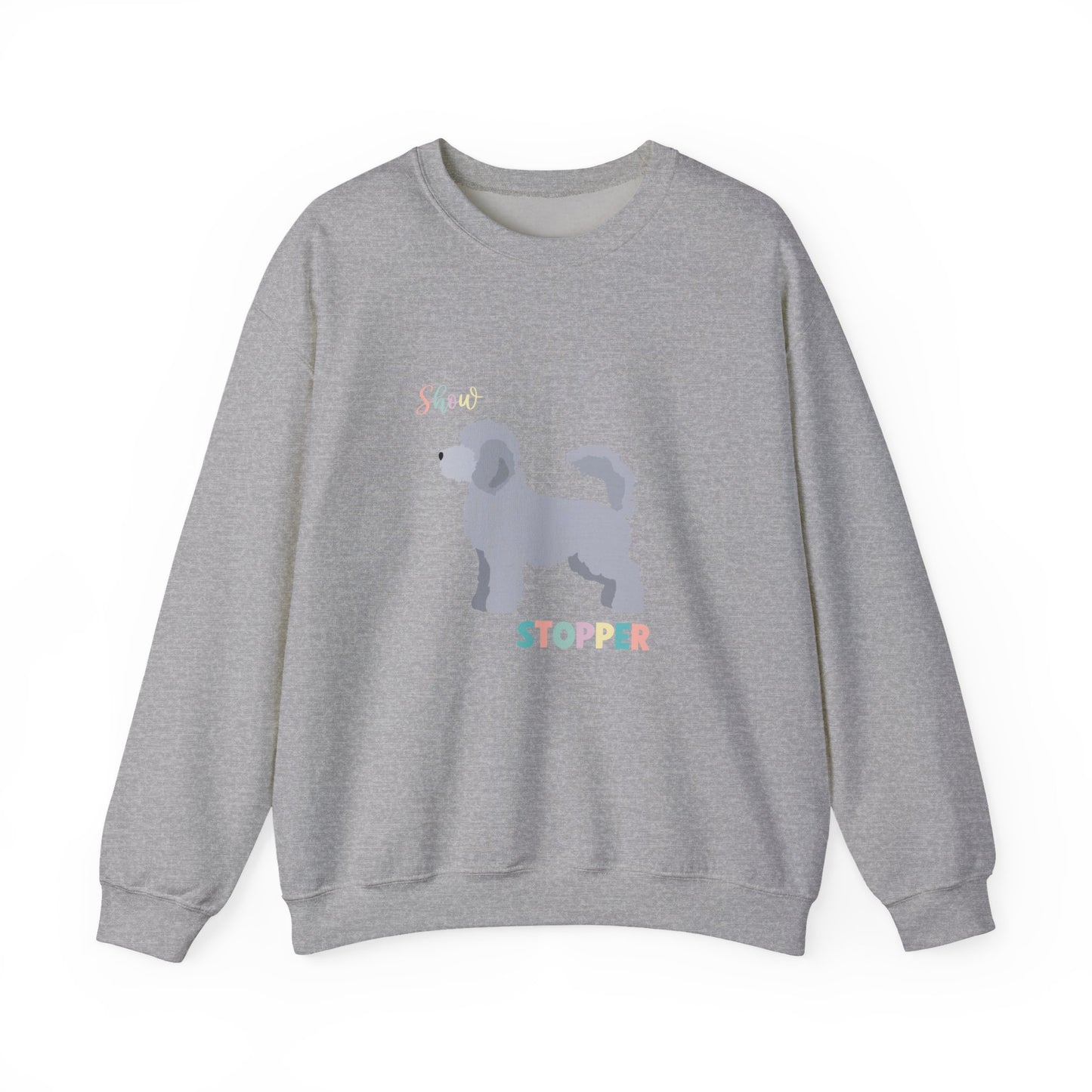 Poodle Dog Unisex Heavy Blend Crewneck Sweatshirt