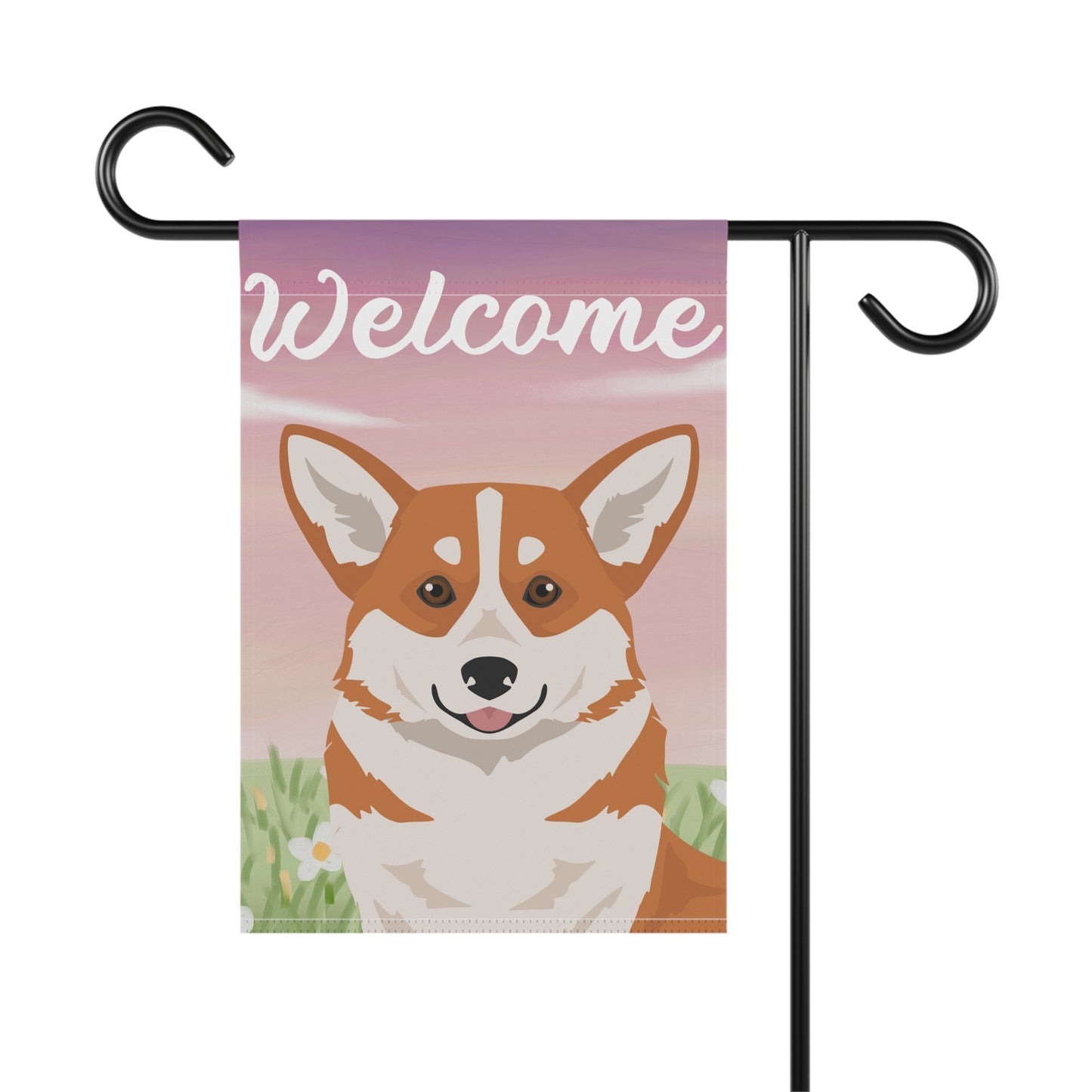 Pembroke Welsh Corgi Dog Welcome Garden Flag
