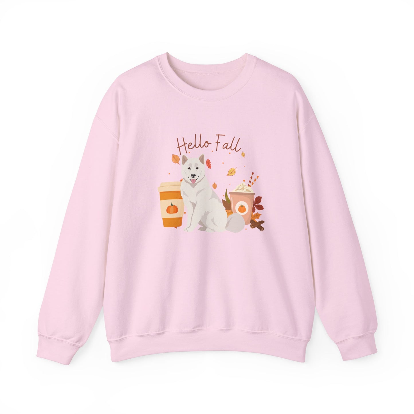 Canadian Inuit Dog Fall Halloween Unisex Heavy Blend Crewneck Sweatshirt