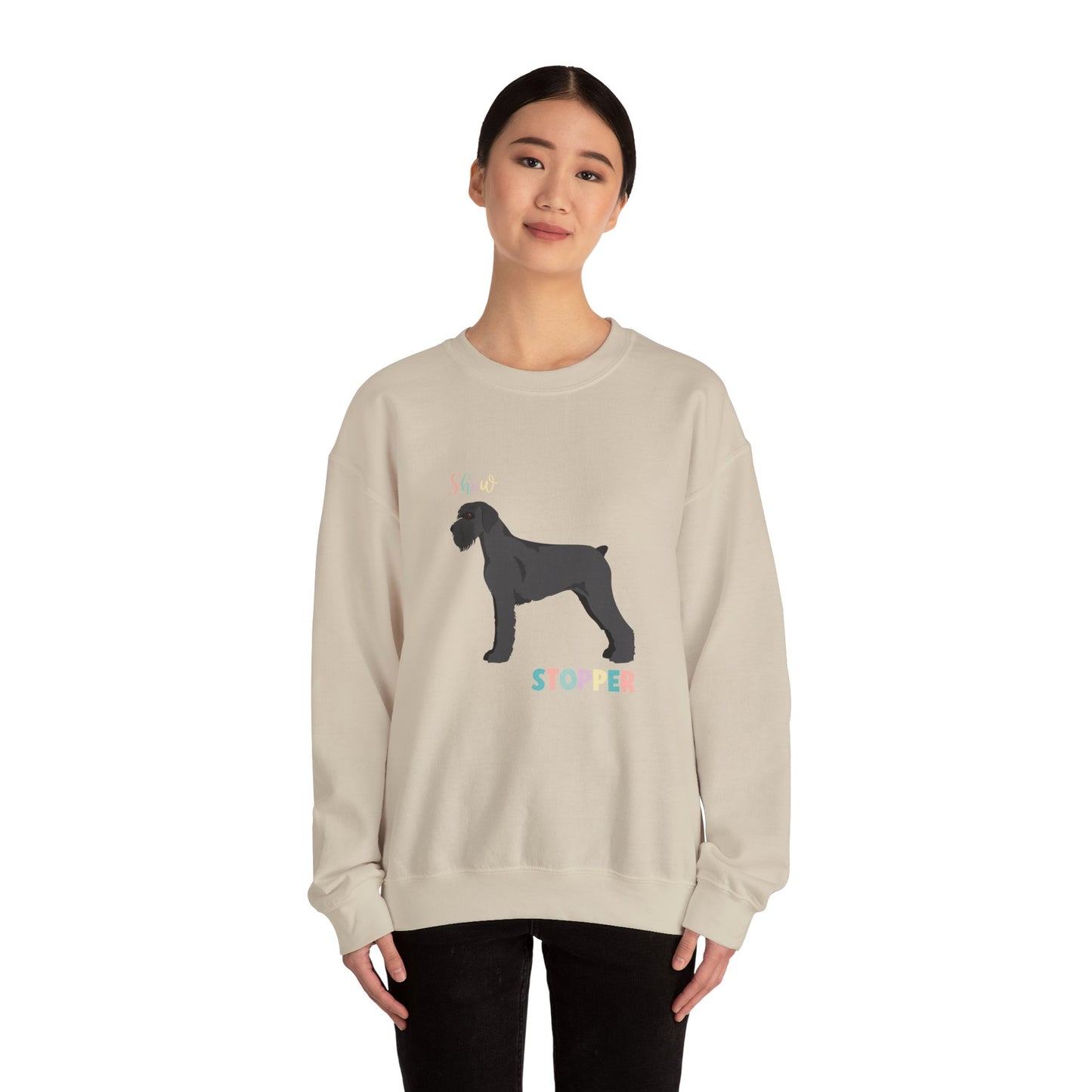 Schnauzer Dog Unisex Heavy Blend Crewneck Sweatshirt