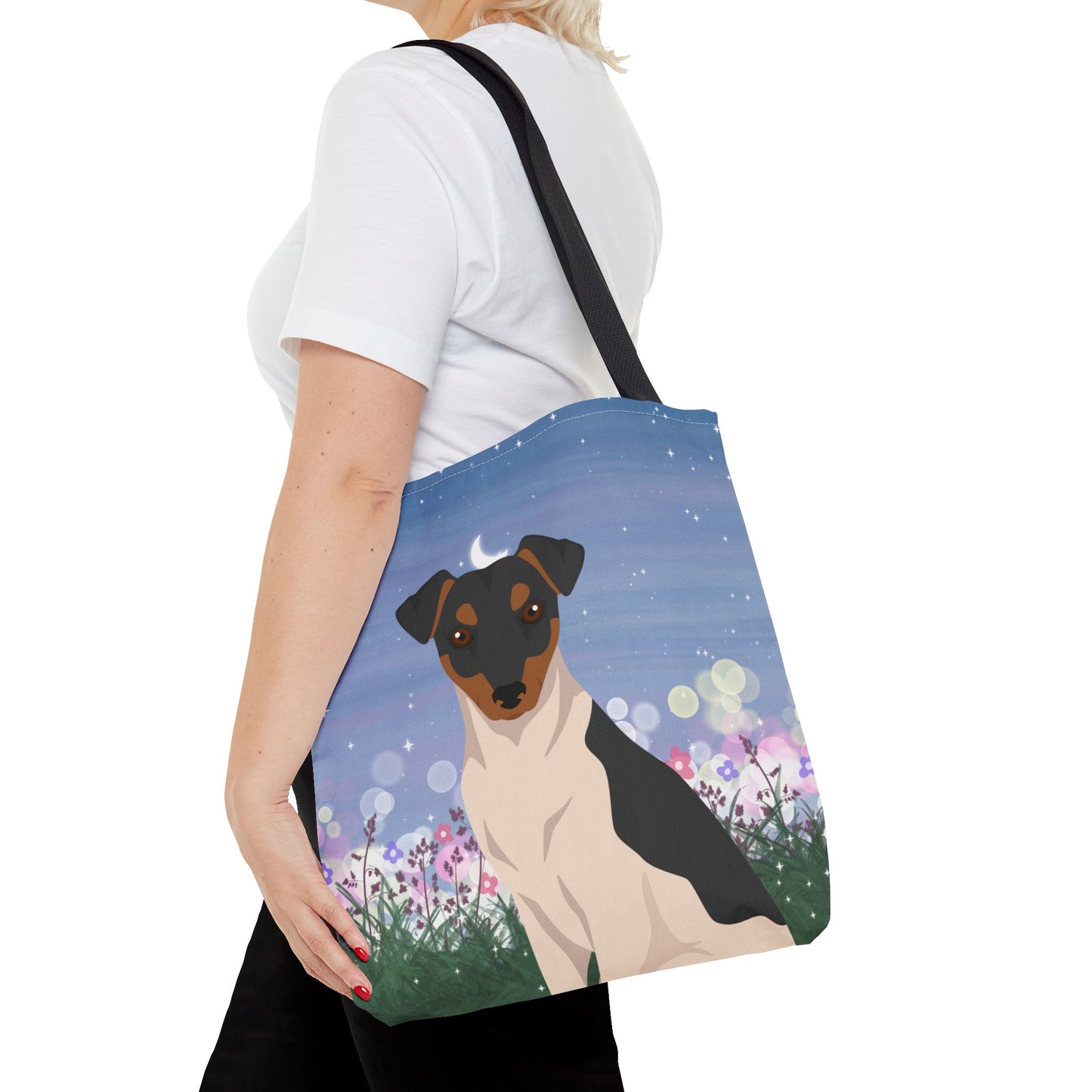 Brazilian Terrier Dog Tote Bag 16x16
