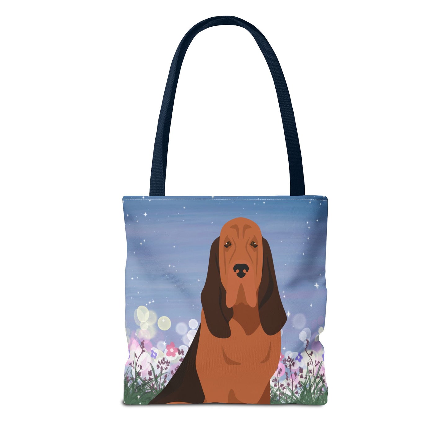 Bloodhound Dog Tote Bag 13x13