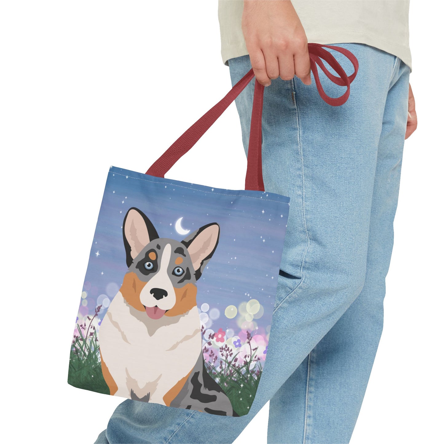 Cardigan Welsh Corgi Dog Tote Bag 13x13