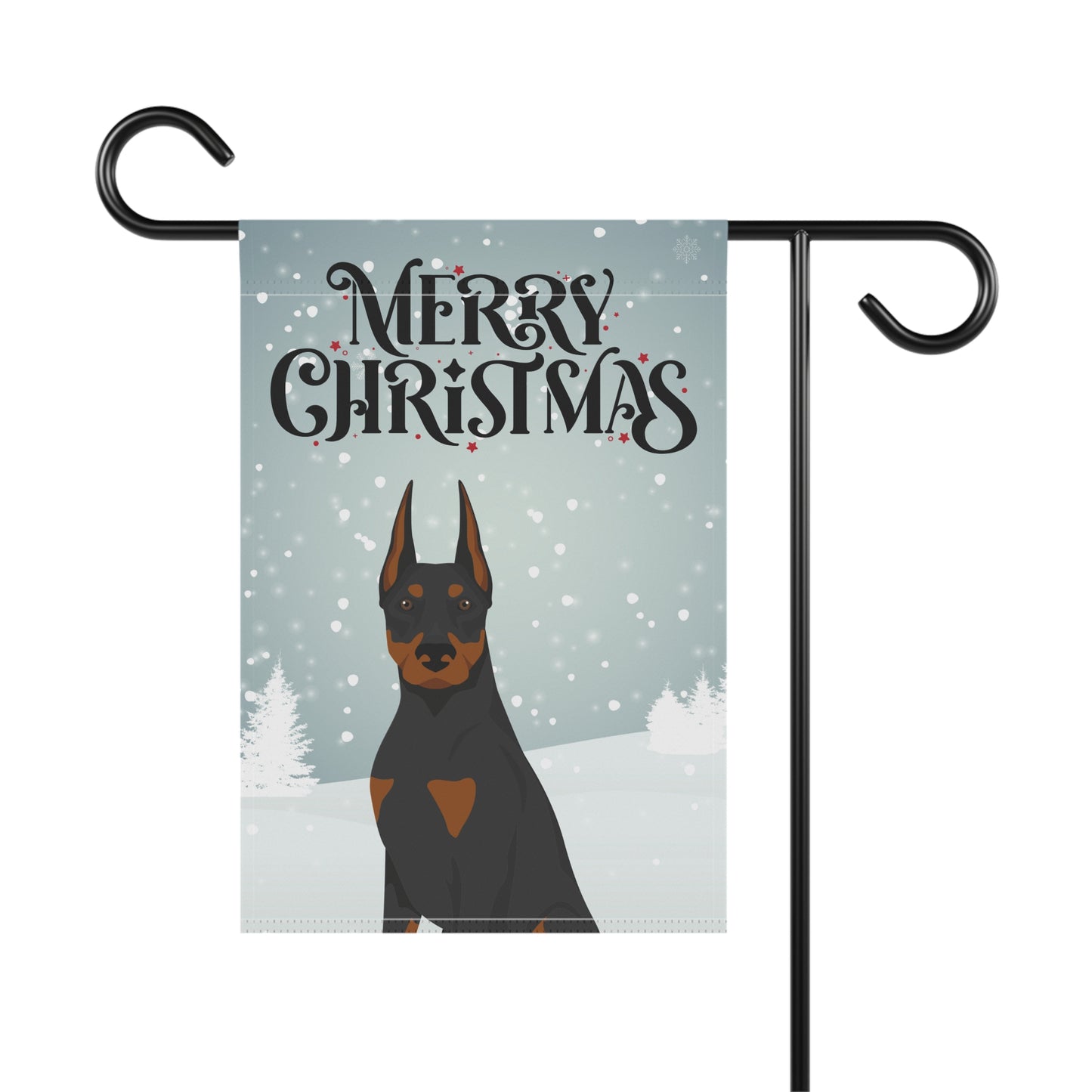 Doberman Pinscher Dog Garden Flag