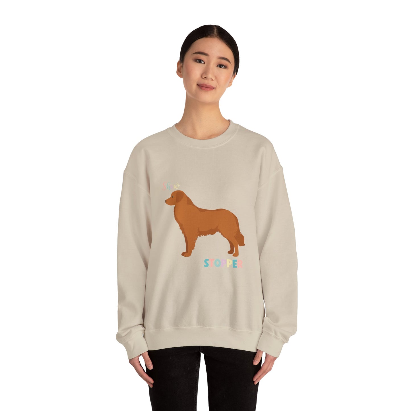 Nova Scotia Duck Tolling Retriever Dog Unisex Heavy Blend Crewneck Sweatshirt