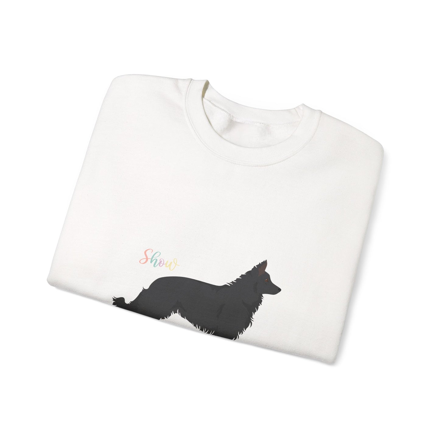 Mudi Dog Dog Unisex Heavy Blend Crewneck Sweatshirt