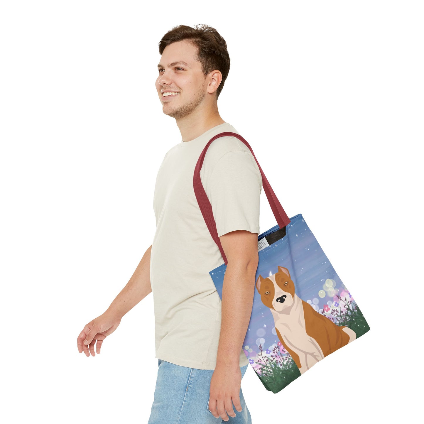 American Staffordshire Terrier Dog Tote Bag 16x16