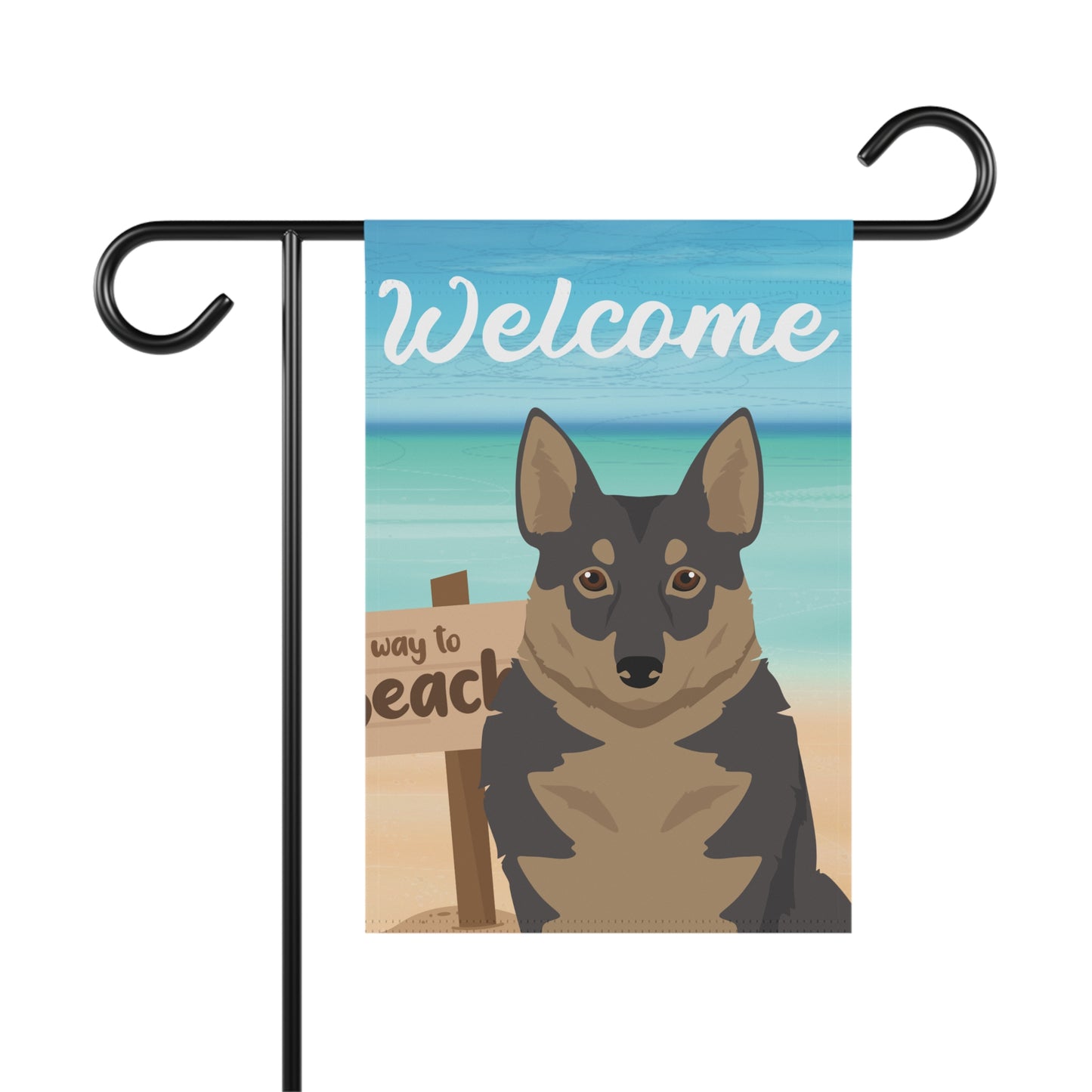 Swedish Vallhund Dog Garden Flag