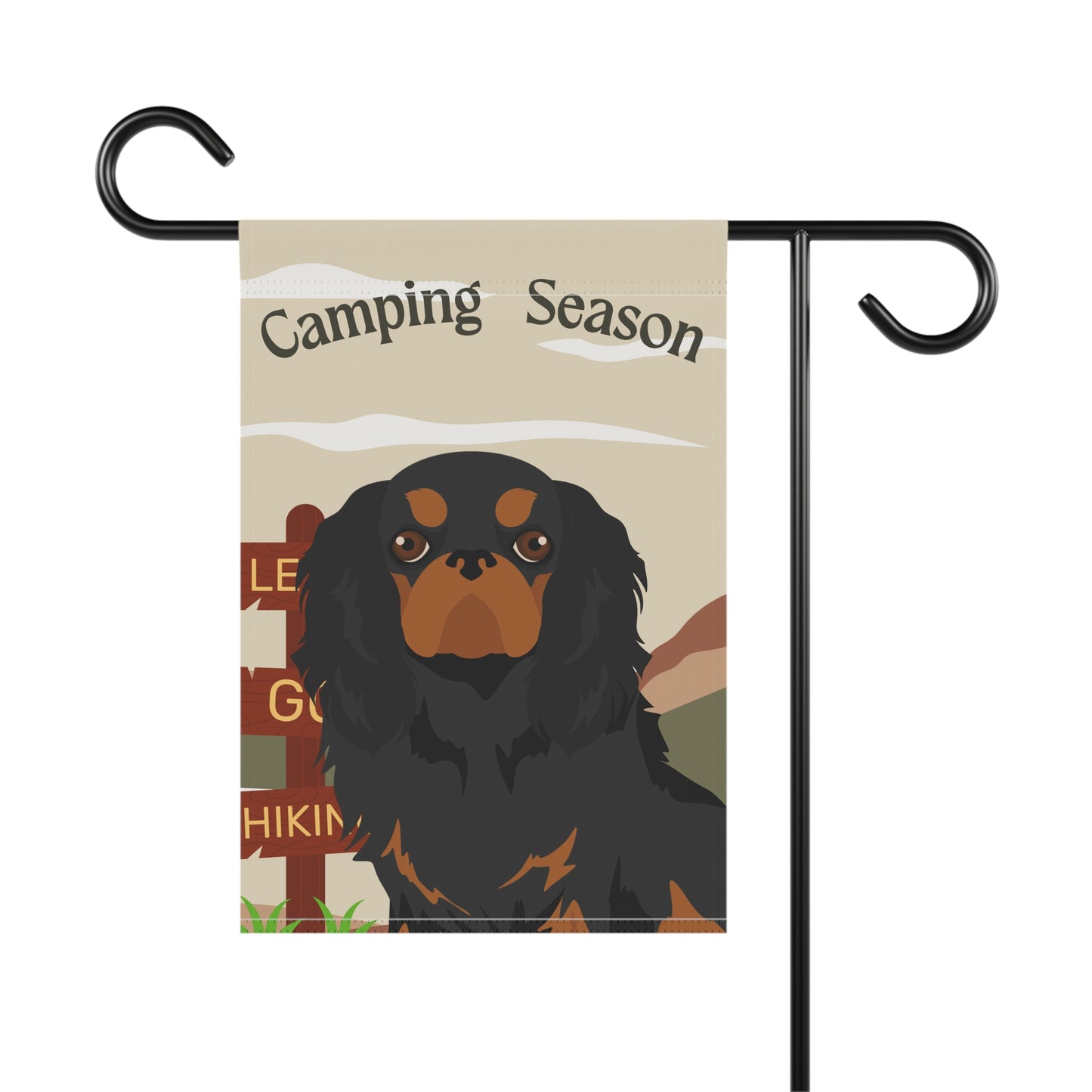 English Toy Spaniel Dog Camping Garden Flag