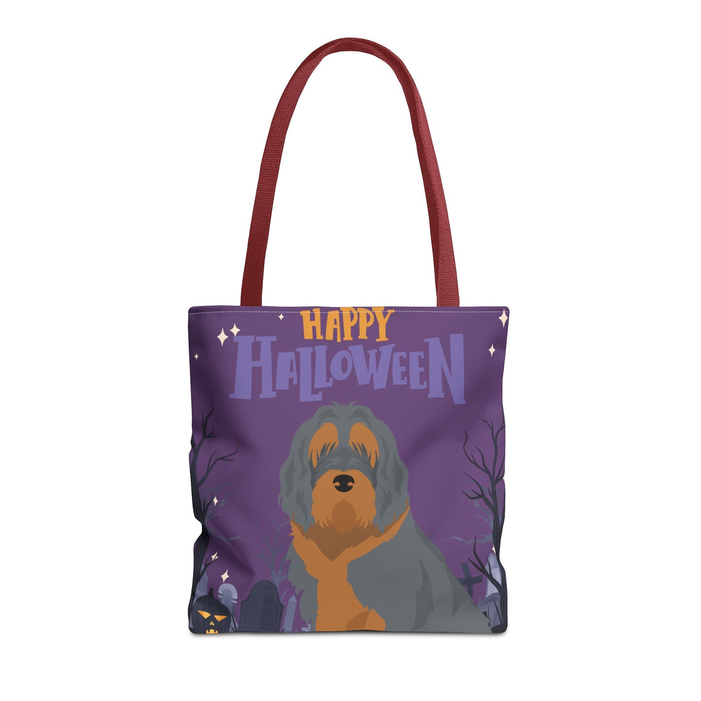 Otterhound Dog Happy Halloween Tote Bag 16x16