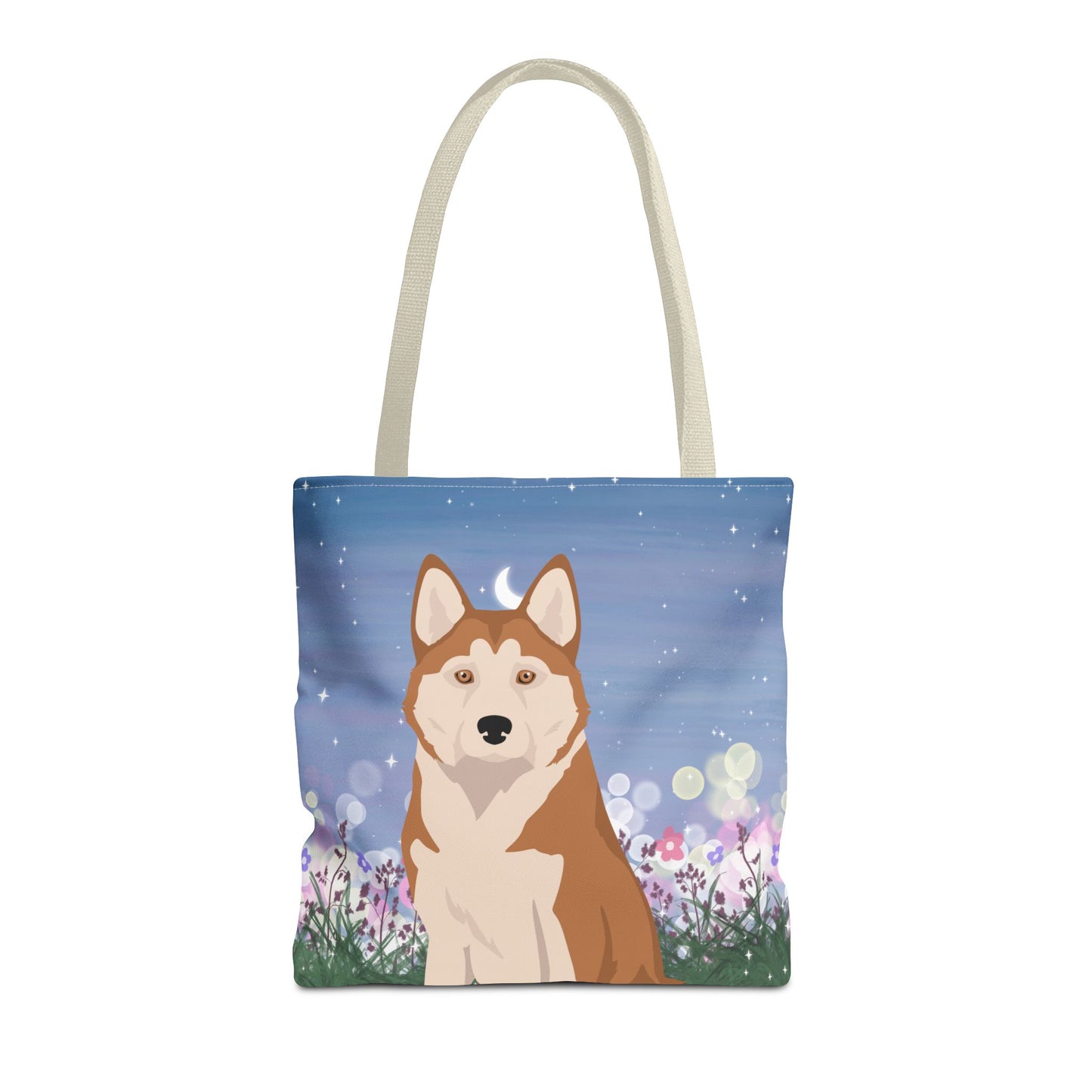 Alaskan Husky Dog Tote Bag 16x16