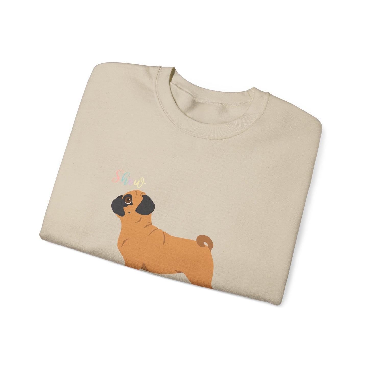 Pug Dog Unisex Heavy Blend Crewneck Sweatshirt