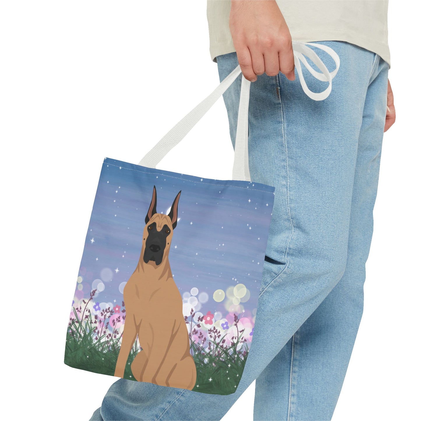 Great Dane Dog Tote Bag 13x13