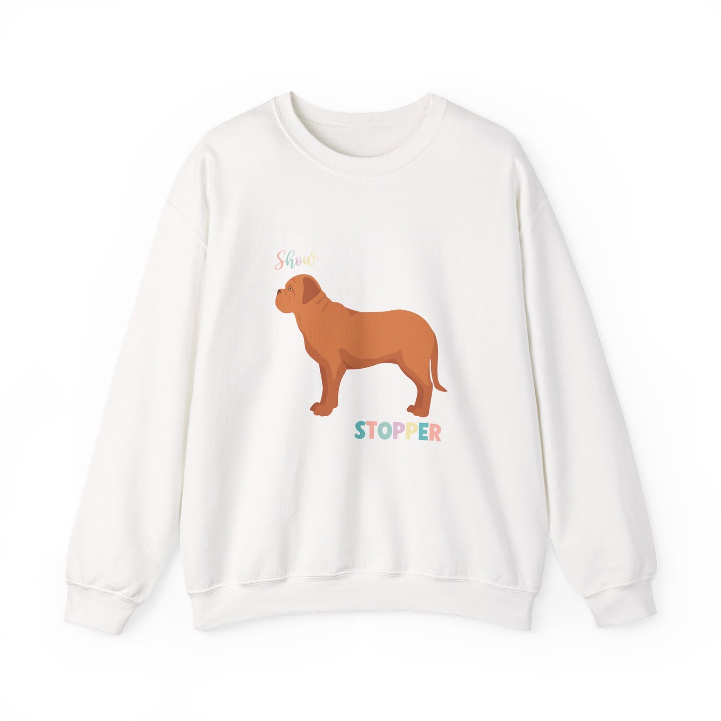Dogue De Bordeaux Dog Unisex Heavy Blend Crewneck Sweatshirt