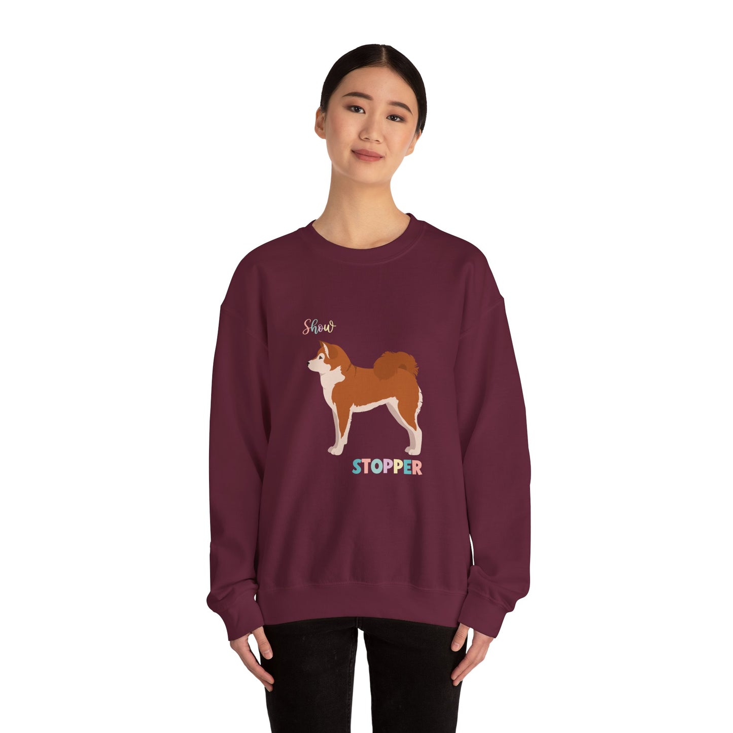 Shiba Inu Dog Unisex Heavy Blend Crewneck Sweatshirt