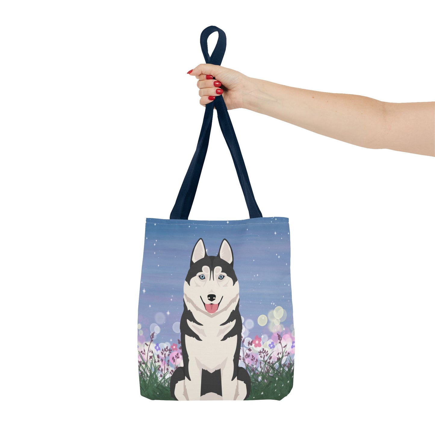 Siberian Husky Dog Tote Bag 13x13